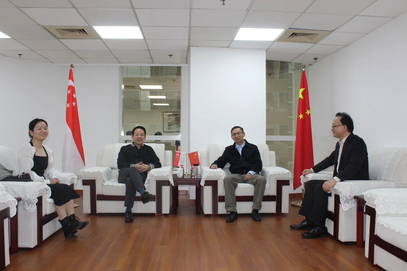 Working discussion of the Sustainable Development Commission in Shanghai.