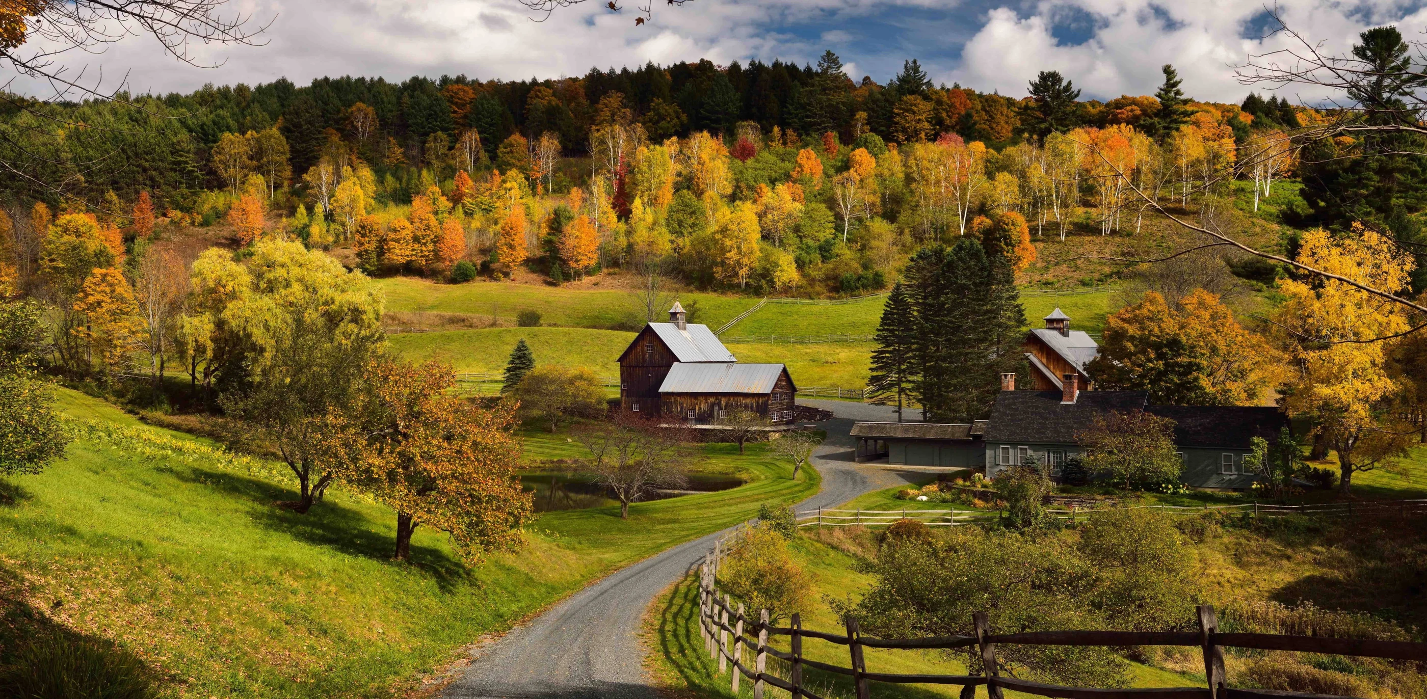 Rural-landscape publicity image accompanying the 2024 competition call.