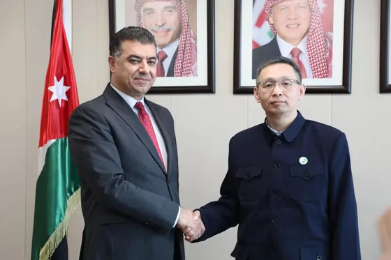 Participants pictured during the meeting with Jordan’s Ministry of Agriculture.