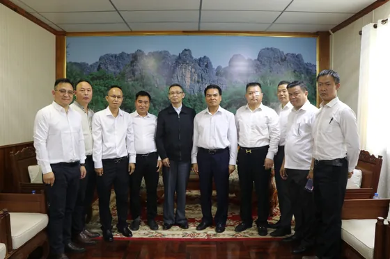 A group photograph following the agriculture and forestry meeting.