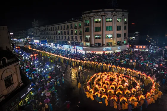 Dragon celebration in Yunhe, Zhejiang, 4 February 2023.