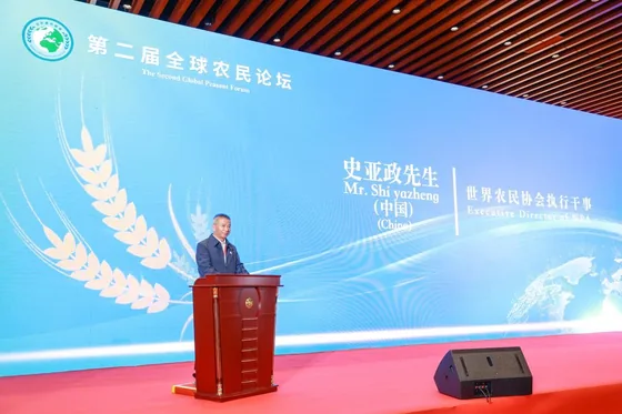 An opening contribution at the second Global Farmers Forum.