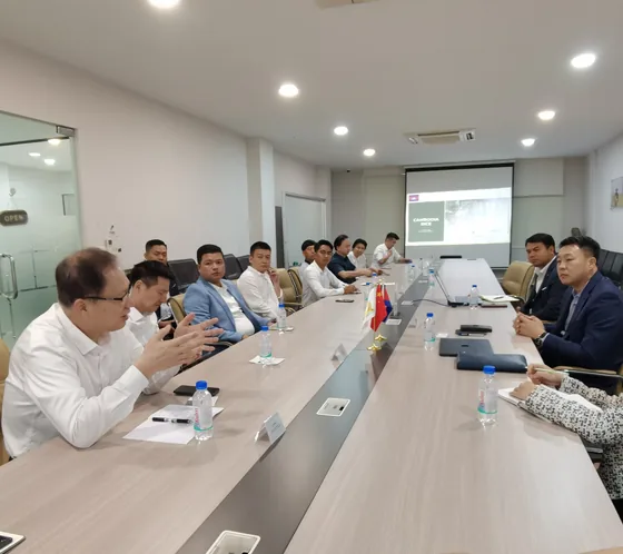 An exchange with the Cambodia Rice Federation.