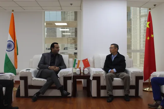 Participants in the Shanghai discussion on China–India agricultural cooperation.