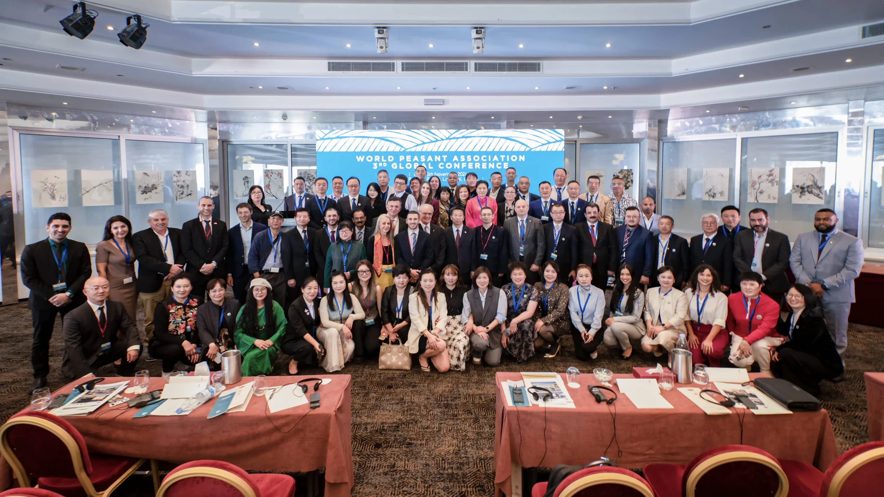 Participants at the third Global Farmers Forum in Limassol, 4 November 2024.