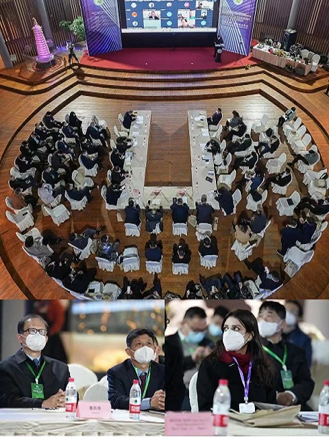 Congress proceedings and delegates in Yiwu, December 2022.